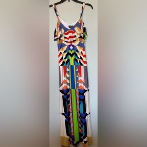 Bebe - Gorgeous Multi-Color Maxi Dress - XXS